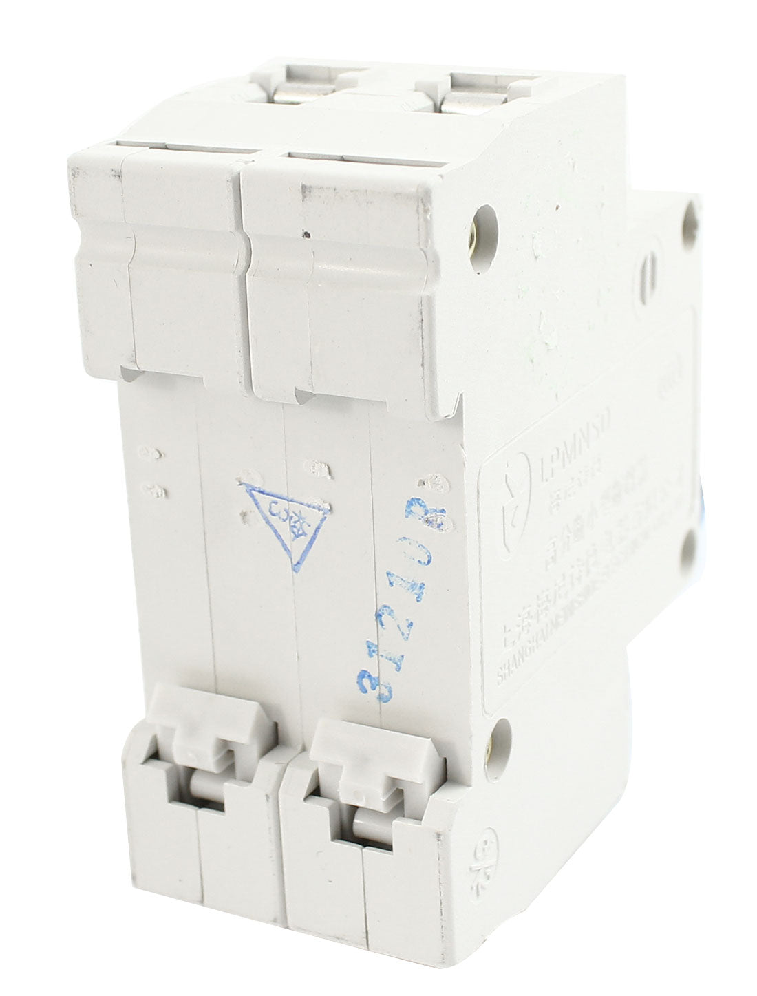 uxcell Uxcell AC 230V 400V 10A 6000A 35mm DIN Rail Mounting 2 Poles On/Off Switch Overload Protection Mini Circuit Breaker DZ47-63