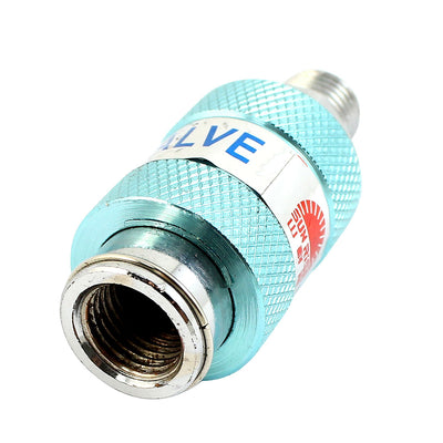 Harfington Uxcell 1/4BSPT Male to Female Thread Pneumatic Hand Slide Valve Speedy On/Off for Air Compressor