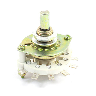 Harfington Uxcell 6mm D Shaft 1P8T 1 Pole 8 Position Band Channel Rotary Switch Selector
