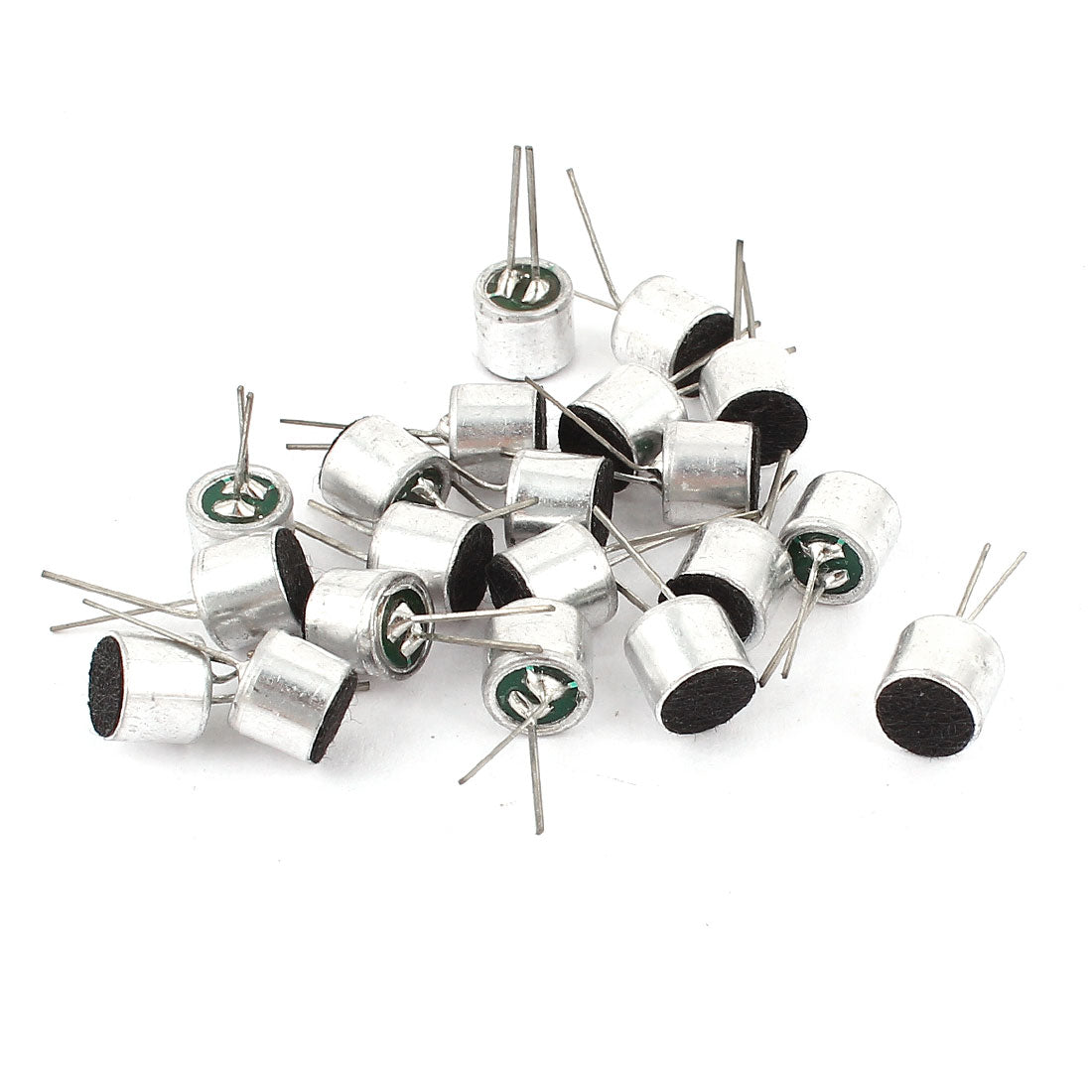 uxcell Uxcell 20 Pcs -50dB 2.2K Ohm 2Pins Uni-Directional Electret Condenser Microphone