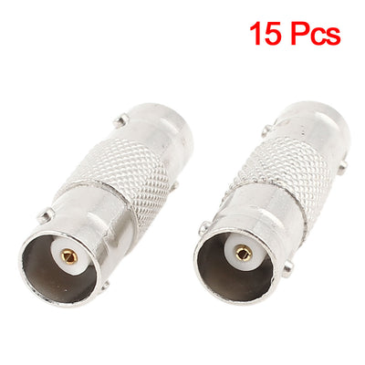 Harfington Uxcell 15 Pcs BNC Female to Female F/F Video Coaxial Cable Adapter Connector
