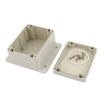 Harfington Uxcell 115mm x 90mm x 70mm Plastic Dustproof IP65 Sealed DIY Joint Electrical Junction Box