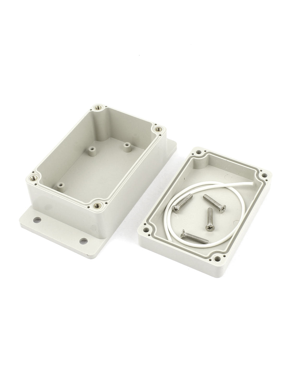 uxcell Uxcell 100mm x 68mm x 50mm Plastic Dustproof IP65 Sealed DIY Joint Electrical Junction Box