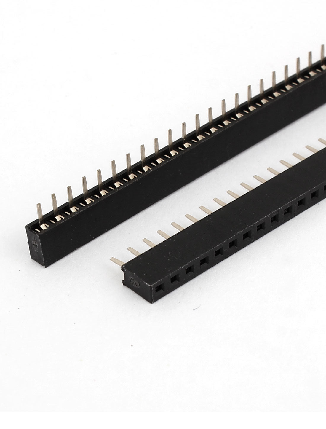 uxcell Uxcell 20 Pcs Female PCB Header 40 Way 2mm Pitch Connector Black