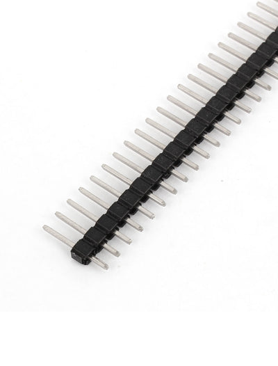 Harfington Uxcell 50pcs 2.54mm Spacing 40 Way Straight Male Pin Header Connector Strip