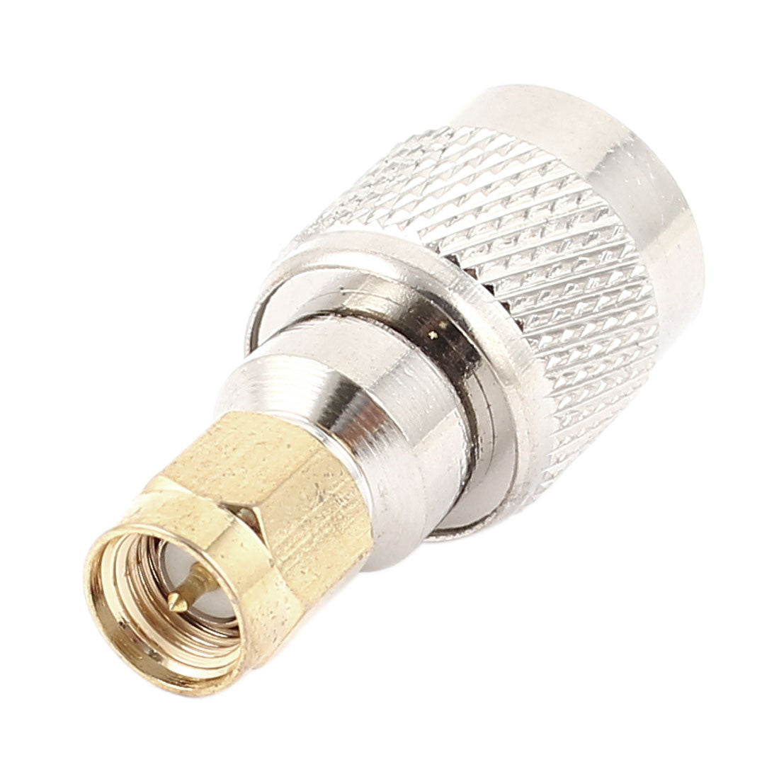 uxcell Uxcell TNC Male to SMA Male  M/M Straight Adapter RF Coaxial Cable Connector
