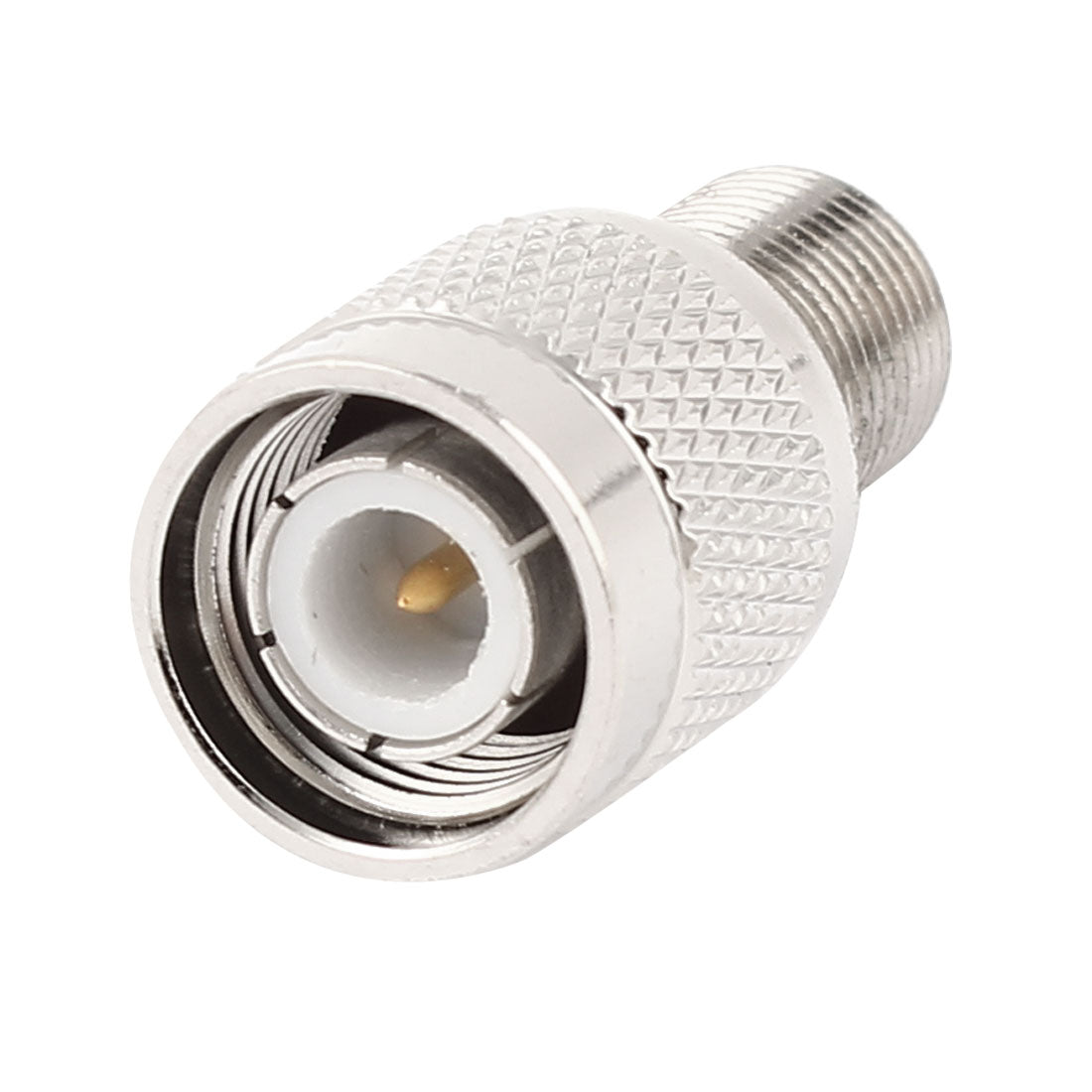 uxcell Uxcell TNC Male to F-Type Female Straight Adapter RF Coaxial Connector