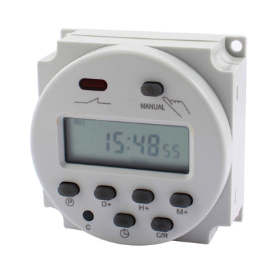 Harfington Uxcell Mini CN101A AC 110V LCD Digit Display Programmable Countdown Time Control Time Switch