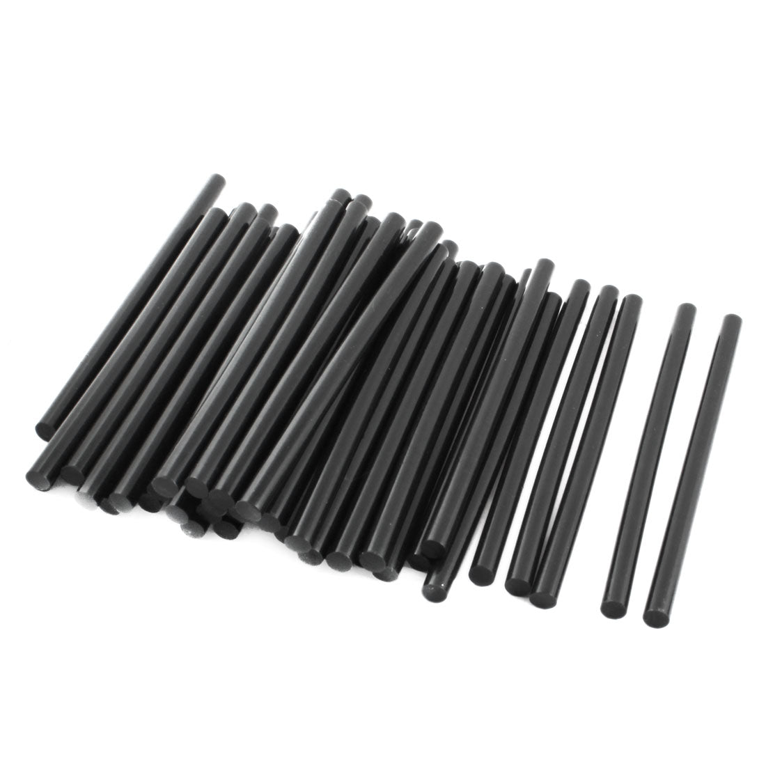 uxcell Uxcell 50 Pcs Black Hot Melt Glue  Adhesive Sticks 11mm x 190mm for Crafting Models
