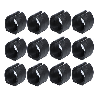 uxcell Uxcell Breuer Chair Tube Pipe Foot Floor Glides Single Prong Round U-Shape Plastic Caps 22mm Dia 12 Pcs