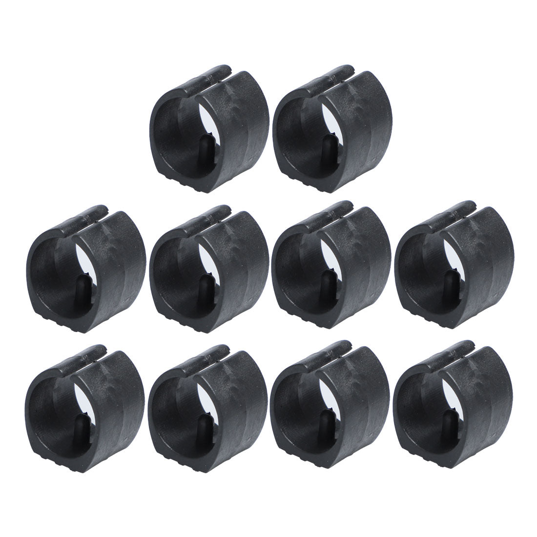 uxcell Uxcell 10Pcs Breuer Chair Tubing Pipe Foot Round U-Shape Plastic Caps 20mm Dia