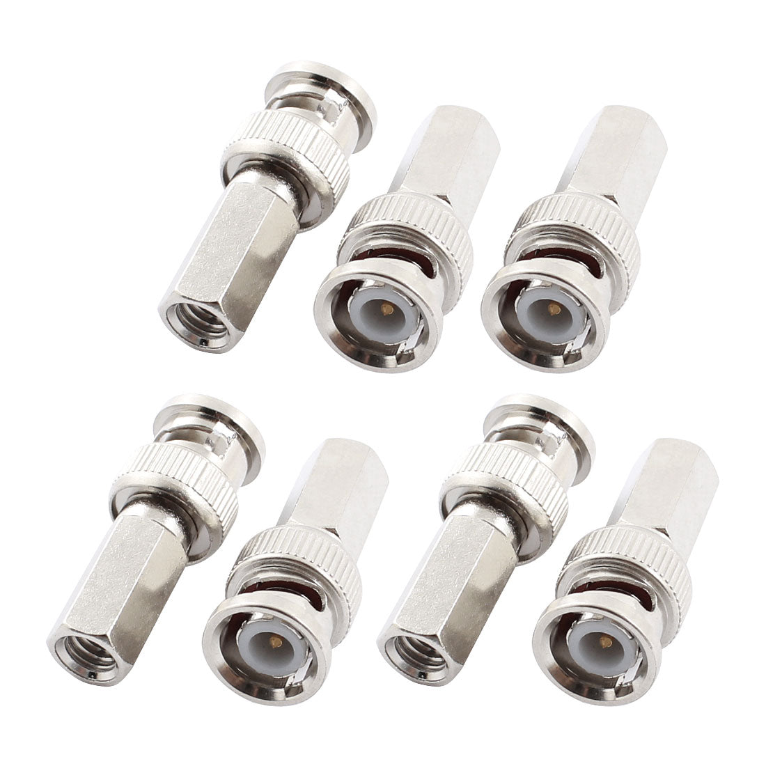 uxcell Uxcell 7pcs RG59 BNC Male Coax Cable Connector Adapter for CCTV Camera
