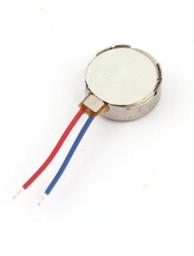 Harfington Uxcell 9mmx3.4mm Flat Button Vibrating Vibration Motor DC 3V 10000RPM for Cellphone