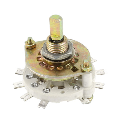 Harfington Uxcell 6mm D Shaft Dia 2P4T 2 Pole 4 Position Band Channel Rotary Switch Selector