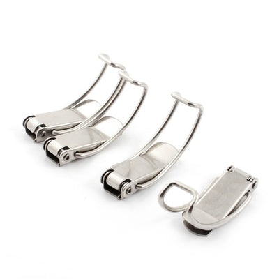 Harfington Uxcell 4PCS Drawer Fittings Spring Loaded Stainless Steel Toggle Latch Catch 2.4"