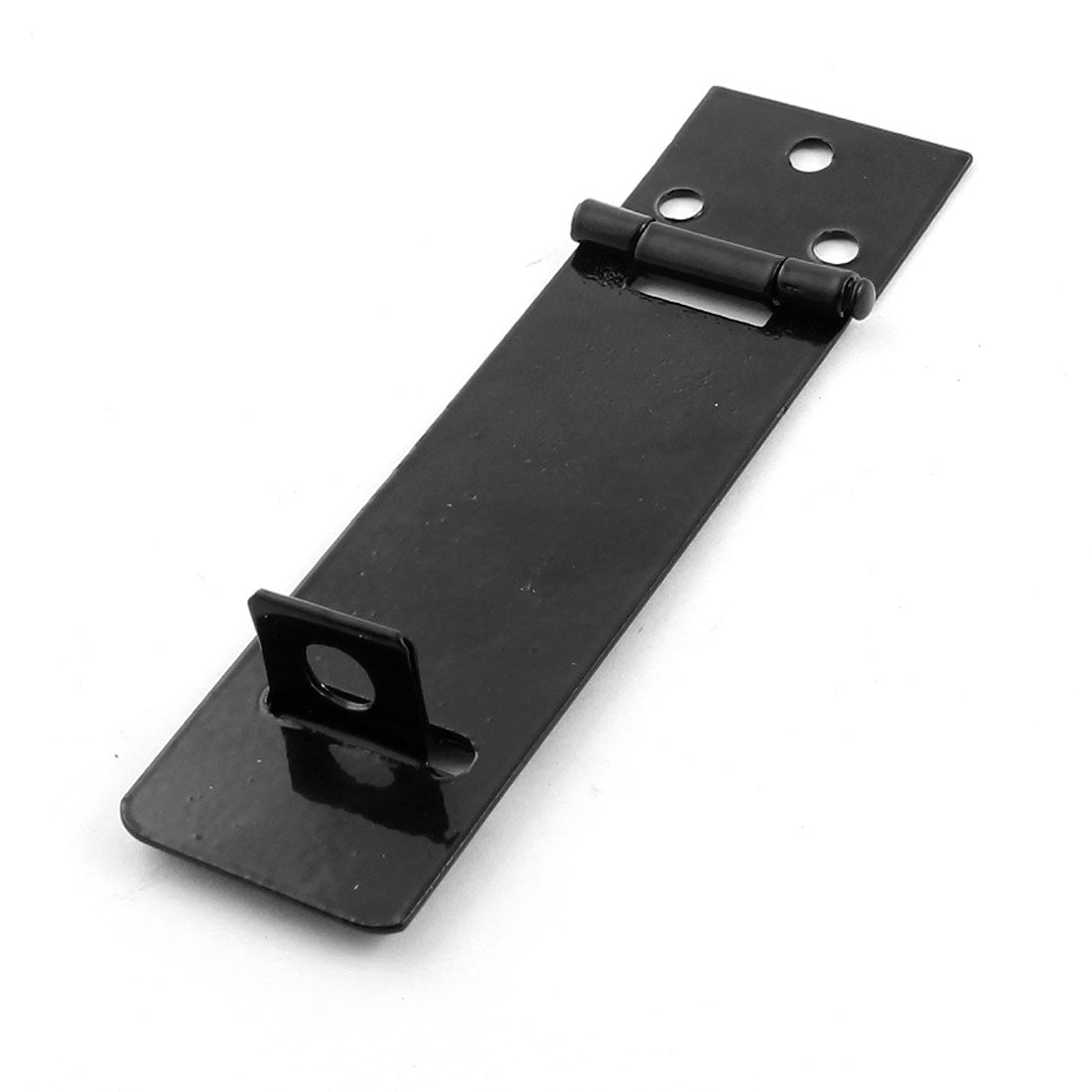 uxcell Uxcell Black Tone Metal Cabinet Cupboard Gates Padlock Latch Door Hasp Staple Set
