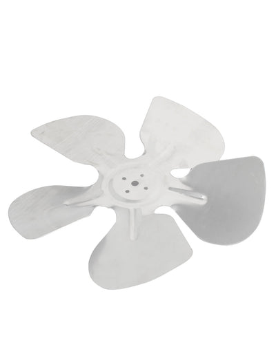 Harfington Uxcell 245mm Dia Silver Tone Aluminium Cooling Fan 5 Vanes for DC AC Motor