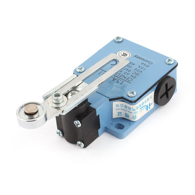 Harfington Uxcell LSA-031 SPDT Momentary Rotary Adjustable Roller Lever Limit Switch AC 400V 10A
