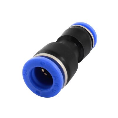 Harfington Uxcell 8mm to 10mm Push in Tube 2 Ways Straight Air Pneumatic Pipe Connector Quick Fittings Coupler
