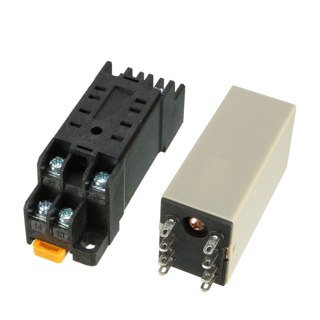 uxcell Uxcell AC 110V H3Y-2 0-6 Minutes 6Min DPDT 8 Pins Power on Time Delay Relay w Socket