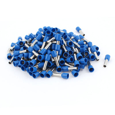 uxcell Uxcell 200 Pcs 6mm2 Crimp Cord Wire End Terminal Insulated Bootlace Ferrule Connector Blue