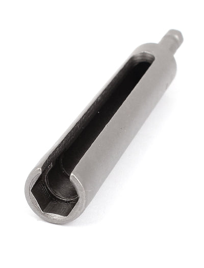 Harfington Uxcell 120mm Length 10mm Hex Nut Socket Slotted Extension Driver Bit Gray