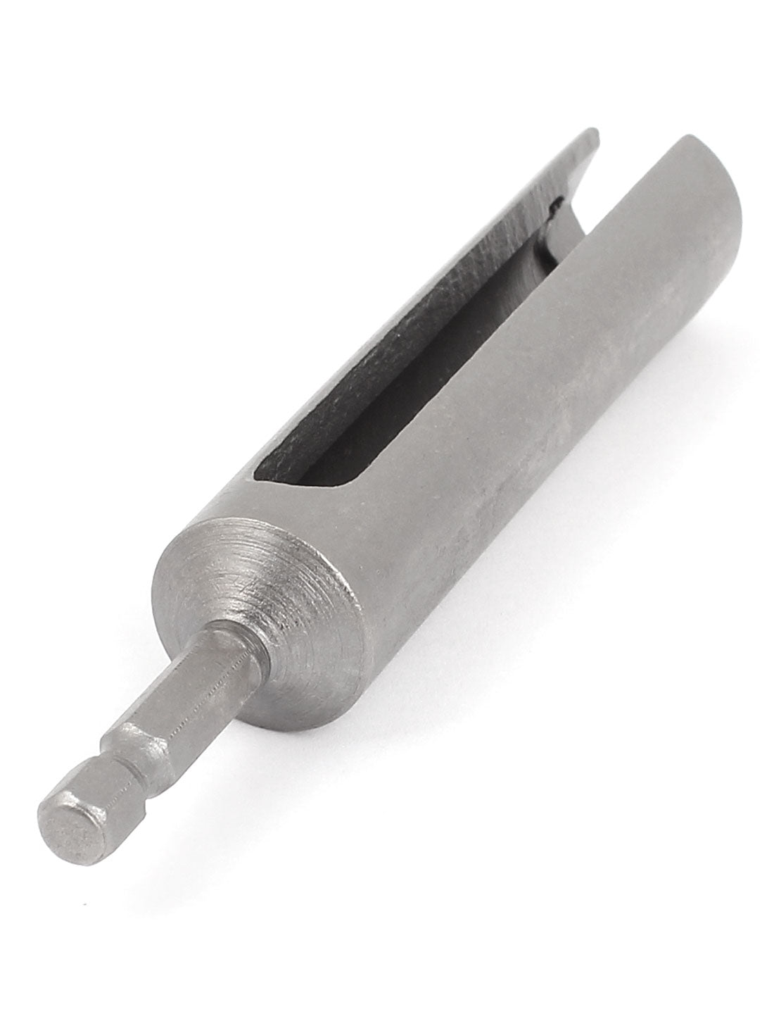 uxcell Uxcell Gray Hex Shank 14mm Hexagon Nut Socket Slotted Extension Driver Bit 5"