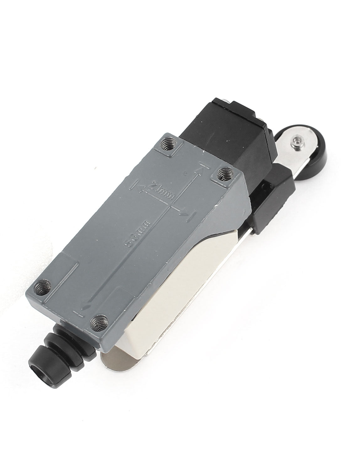 uxcell Uxcell TZ-8108 AC 250V 5A DPST Adjustable Roller Lever Actuator Momentary Micro Limit Switch