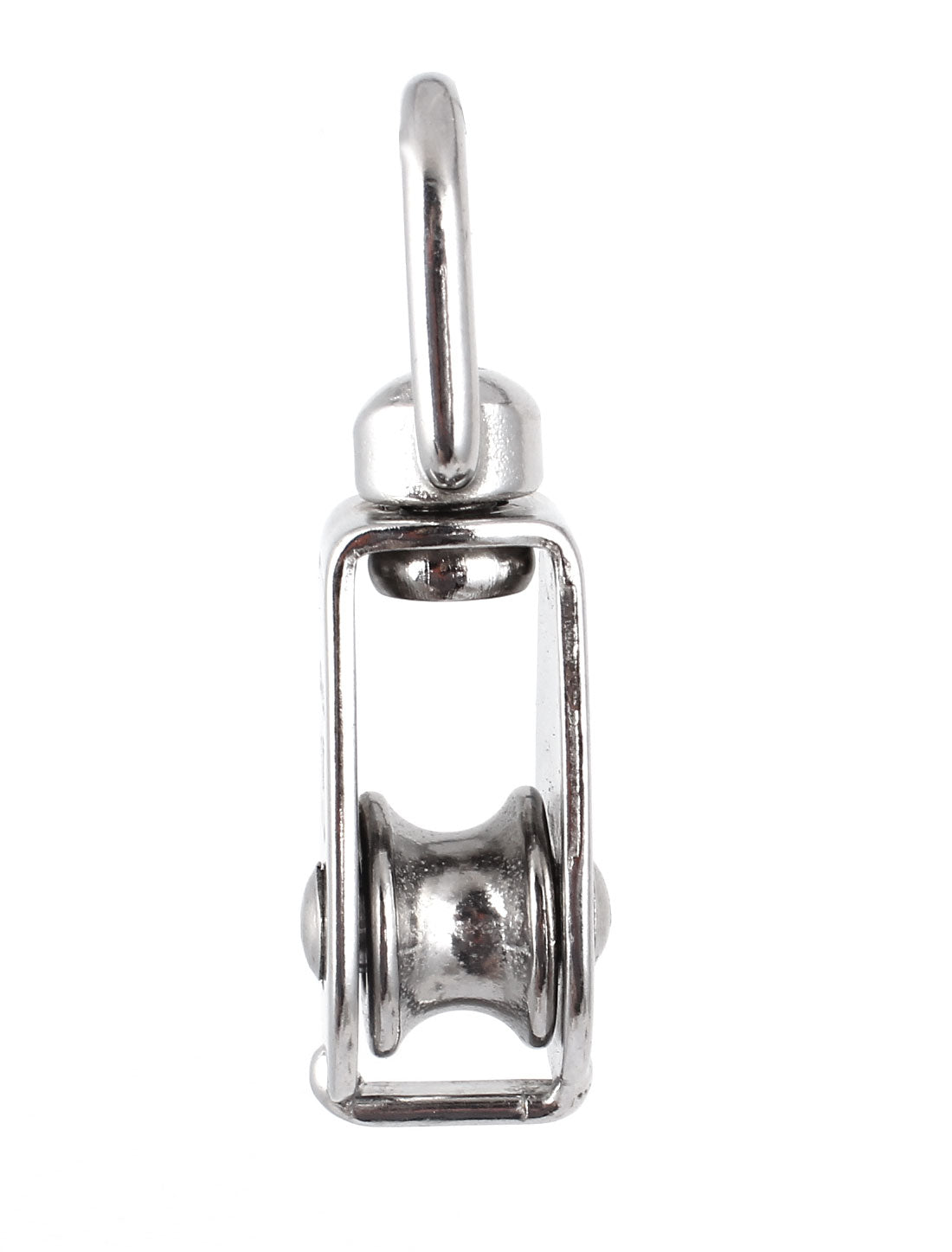 uxcell Uxcell 15mm Diameter Stainless Steel Single Sheave Swivel Eye Rope Pulley