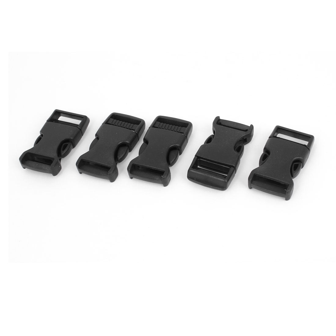 uxcell Uxcell 5 Pcs Plastic Side Quick Release Clasp Buckles Webbing Strap 20mm