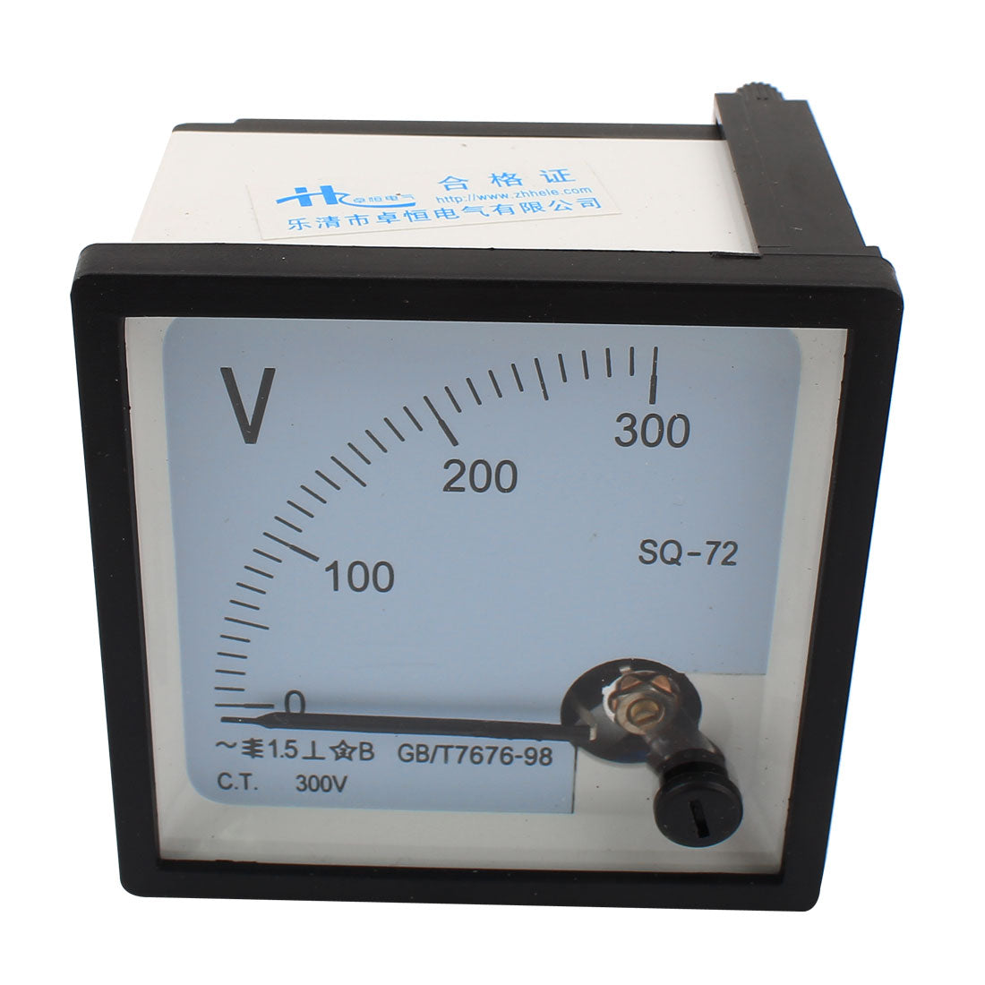 uxcell Uxcell SQ-72 Class 1.5 AC 0-300V Voltage Analog Square Voltmeter Panel Volt Meter