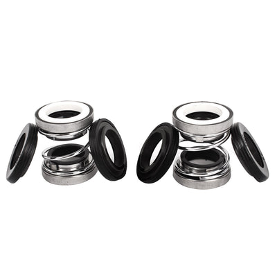 Harfington Uxcell 2pcs 20mm Inner Dia Ceramic Ring Sealing Shaft Mechanical Seal for Water Pump