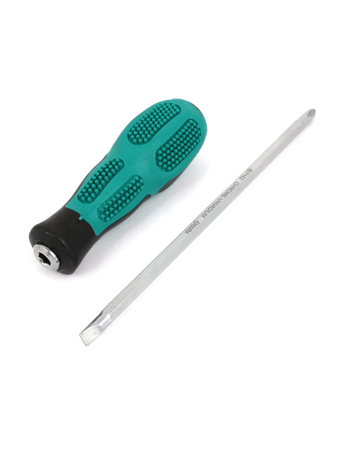 uxcell Uxcell Handy Tool Nonslip Handle Two Way Slotted PH2 Phillips Screwdriver 6mm
