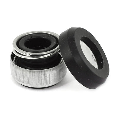 uxcell Uxcell 12mm Inner Dia Single Spring Rubber Bellows Water Pump Mechanical Seal