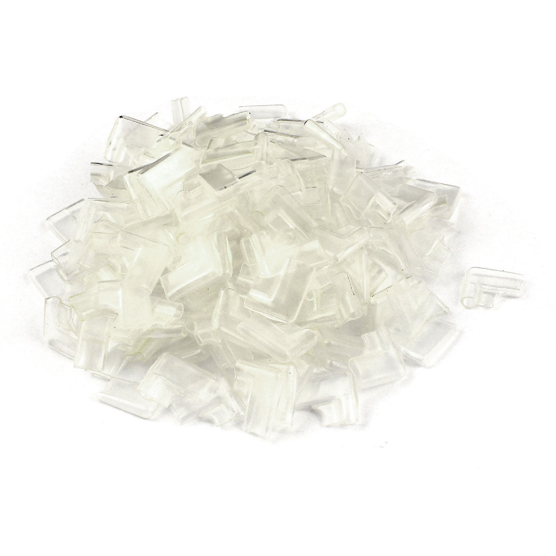 uxcell Uxcell 200Pcs 6.3mm Flag Receptacle Insulating Sleeve Clear for Crimp Terminal