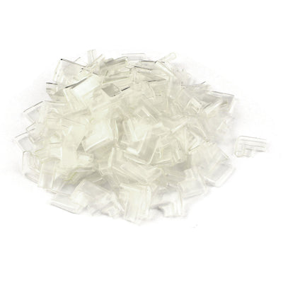 Harfington Uxcell 200Pcs 6.3mm Flag Receptacle Insulating Sleeve Clear for Crimp Terminal