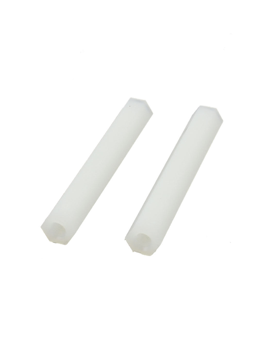 uxcell Uxcell 40mm M3 Female Thread White Nylon PCB Spacer Hex Stand-Off Pillar 30Pcs