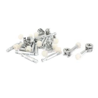 Harfington Uxcell Furniture Hardware Connecting Fittings Eccentric Cam Wheel Nut 15 Pcs