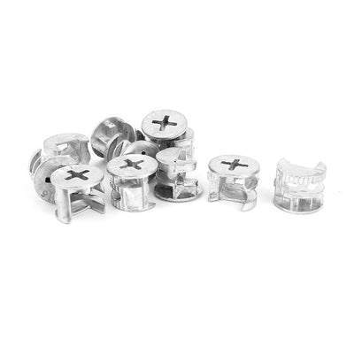Harfington Uxcell Furniture Hardware Connecting Fittings Eccentric Cam Wheel 15mm Dia 11 Pcs