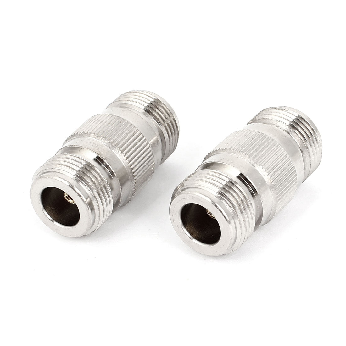 uxcell Uxcell 2 Pcs 16mm Type N Female to Female RF Coaxial Connector Coupler Adapter