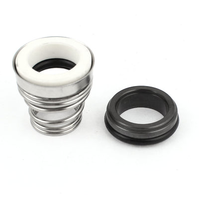 Harfington Uxcell Spring Coil Ceramic Ring Water Pump Mechanical Shaft Seal 19mm Inside Dia