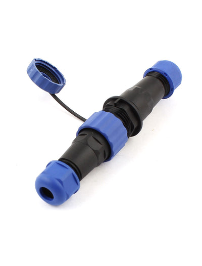 Harfington Uxcell Pair Waterproof Aviation Cable Connector w Socket SD16-3 3 Terminals IP68