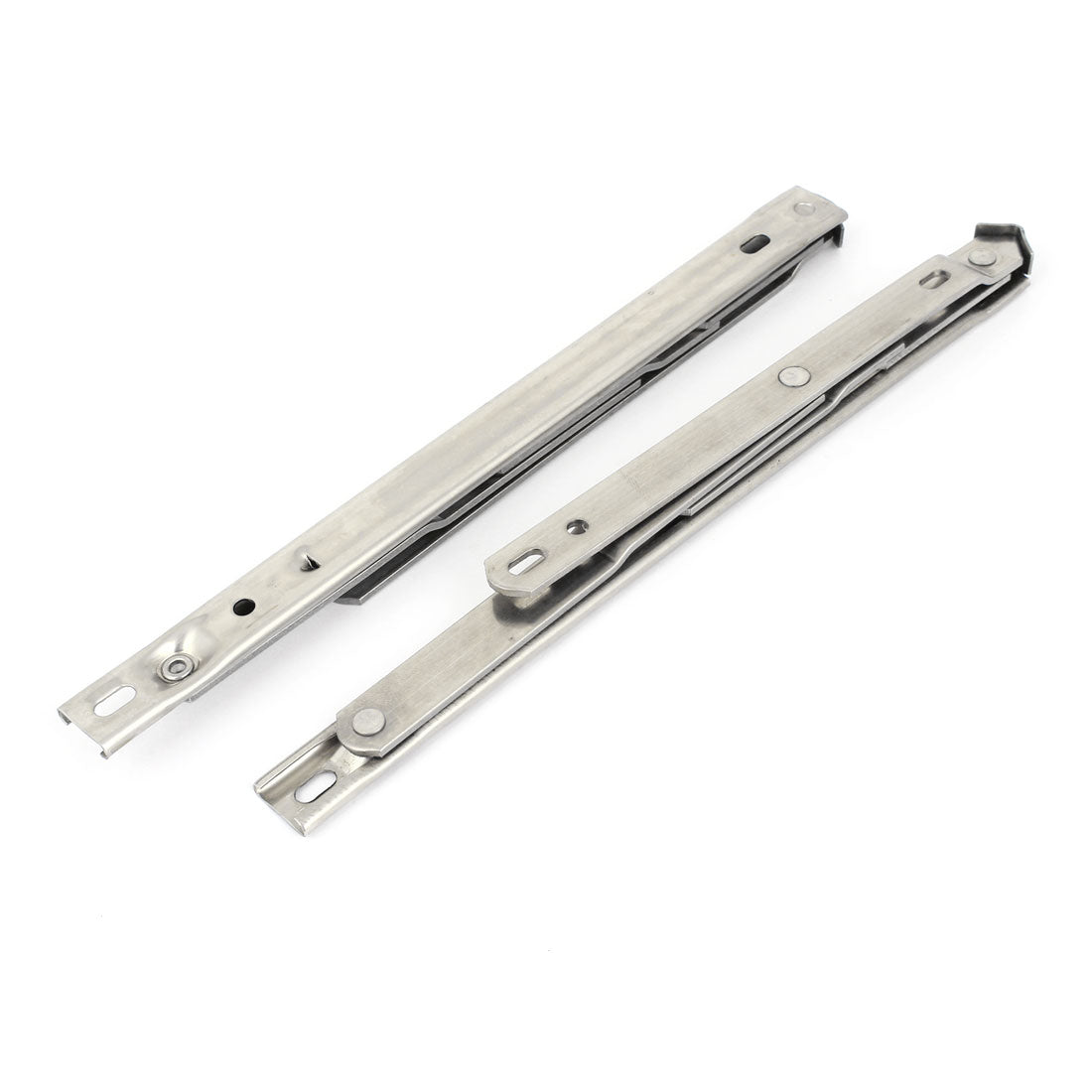 uxcell Uxcell 10" Long Stainless Steel Casement Awning Window Hinge Expansion Brace 2 Pcs