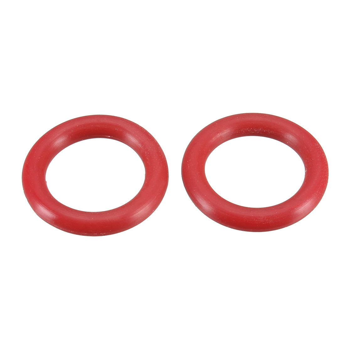 uxcell Uxcell 10 Pcs Red Rubber 22mm x 15mm x 3.5mm Oil Seal O Rings Gaskets Washers