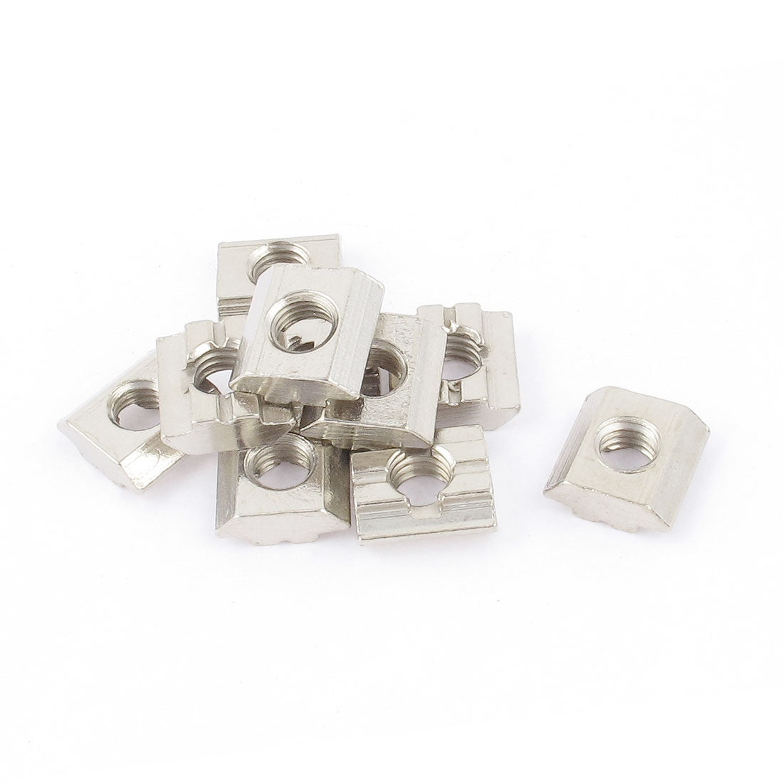 uxcell Uxcell 10Pcs T-Slot Aluminum Extrusion 30 Series M8 Hardware Slide In T-Nut