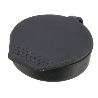 Harfington Uxcell 10 PCS Black Rubber Key Panel Cam Lock Dust Waterproof Cover Black