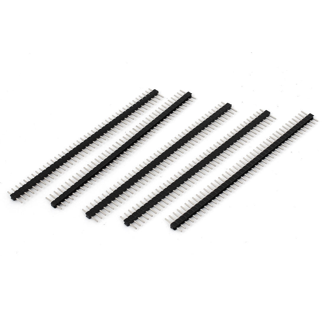 uxcell Uxcell 5 Pcs 2mm Spacing 40 Position Straight Male PCB Pin Header