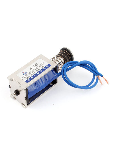 Harfington Uxcell JF-Z05 DC 12V 400mA 10mm 45N Push Pull Type Open Frame Actuator Solenoid Electromagnet