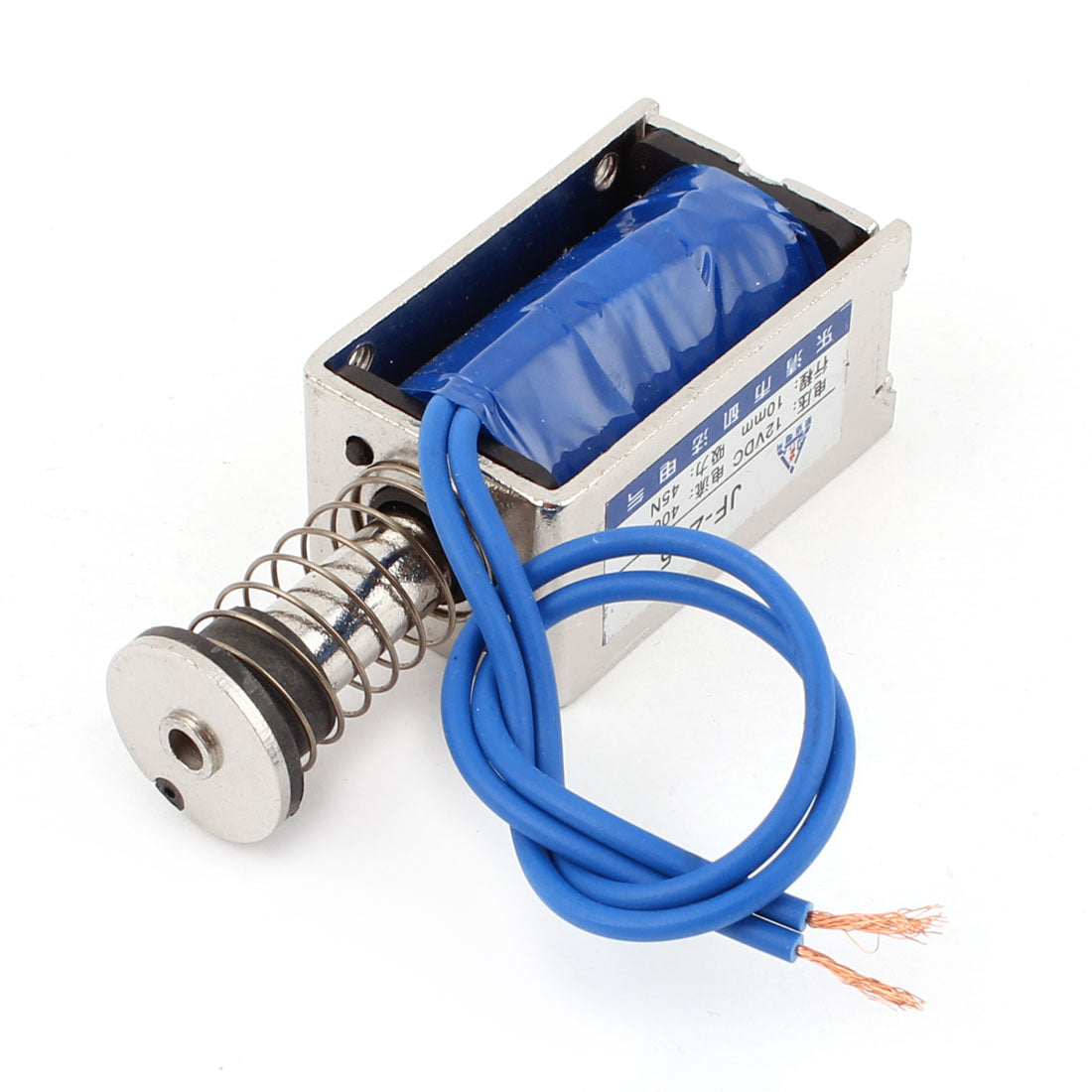 uxcell Uxcell JF-Z05 DC 12V 400mA 10mm 45N Push Pull Type Open Frame Actuator Solenoid Electromagnet
