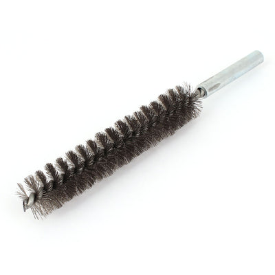 Harfington Uxcell 17cm Length 20mm Diameter Stainless Steel Wire Tube Cleaning Brush